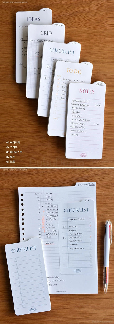 Round Index Sticky Notes [20types] | Sticky Memo