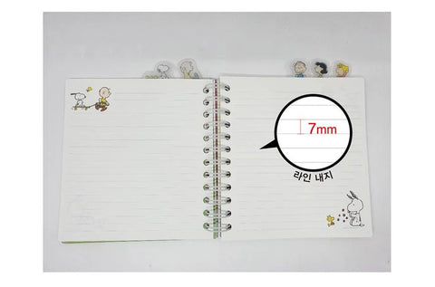 Peanuts Index Line Notebook [2colors]