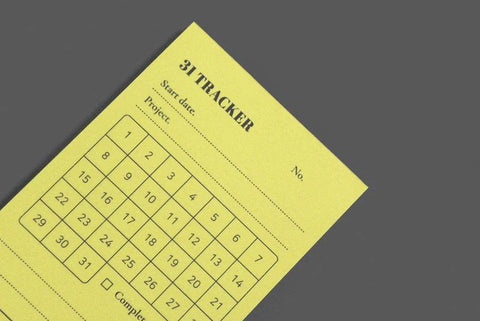 31 Tracker Tracing Paper Sticky Notes