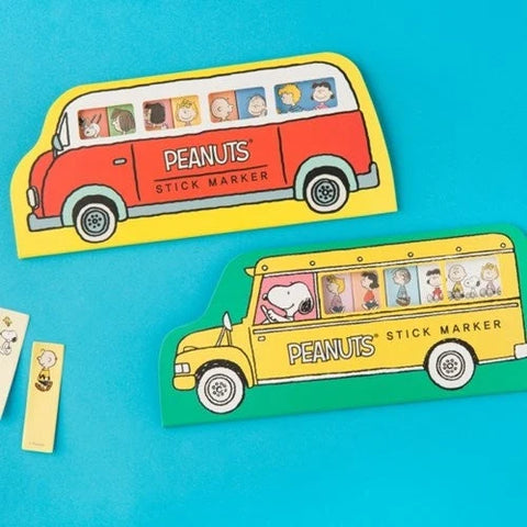 Peanuts Snoopy Bus Sticky Note [2colors]