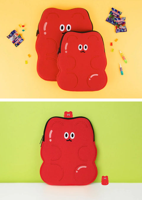 Jelly Bear Laptop Pouch [iPad, 11", 13", 15" inch]