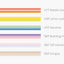 Arte Slim Masking Tape 18P SET _ Sherbet slim