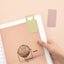 Solid & Grid Warm Bookmarks 60PCS