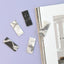 Magnetic Bookmarks _ Marble ver.1 5P
