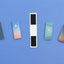 Magnetic Bookmarks _ Moon ver.2 5P