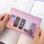 Magnetic Bookmarks _ Moon ver.1 5P