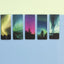 Magnetic Bookmarks _ Night Sky ver.2 5P
