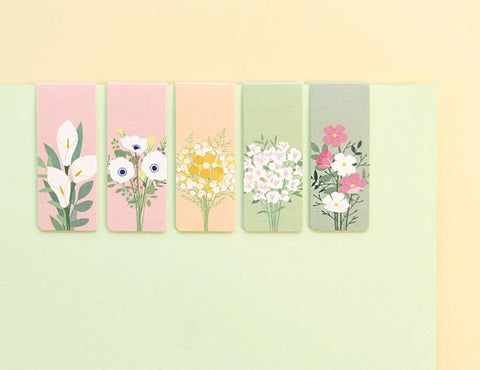 Magnetic Bookmarks _ Flower for You ver.1 5P