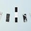 Magnetic Bookmarks _ Marble ver.1 5P