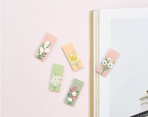 Magnetic Bookmarks _ Flower for You ver.1 5P