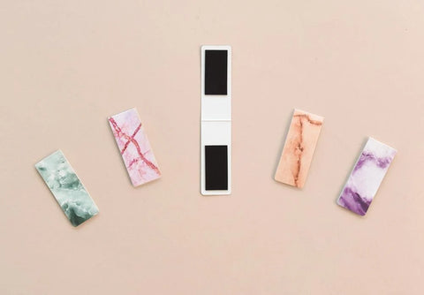 Magnetic Bookmarks _ Marble ver.2 5P