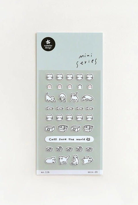 Planner Sticker [116 deco.09] | Kitty Sticker