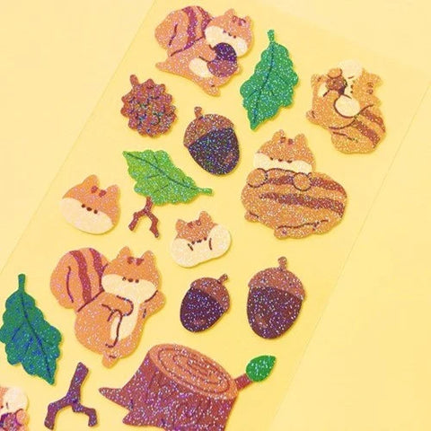 Twinkle Deco Sticker [Squirrel]