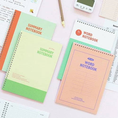 B5 Functional Study Notebook [4types] | Word | Summary – dubudumo