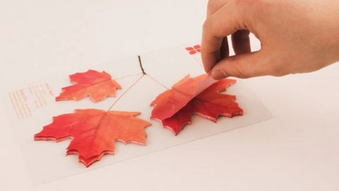 Maple Leaf Sticky Notes [2colors]