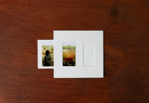 20pcs Mini Photo Frames [White / Kraft]