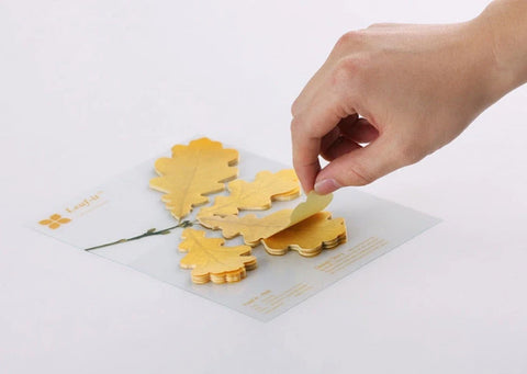 Oak Leaf Sticky Notes L [2colors]