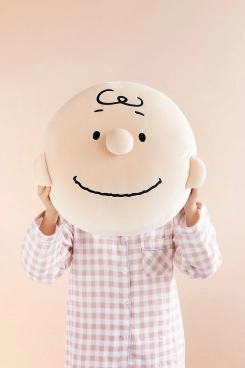 PEANUTS Charlie Brown Face Cushion