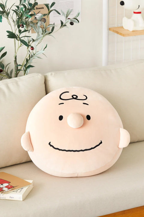 PEANUTS Charlie Brown Face Cushion