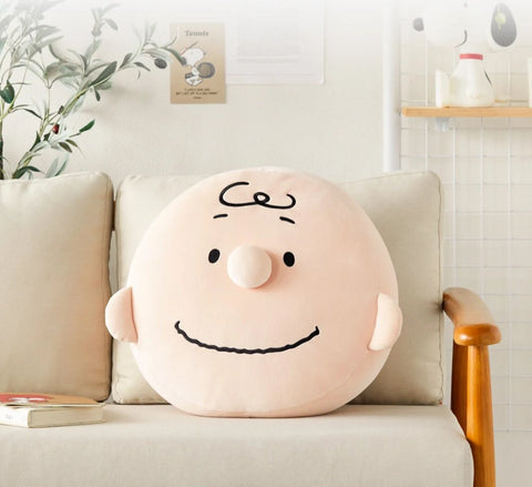 PEANUTS Charlie Brown Face Cushion