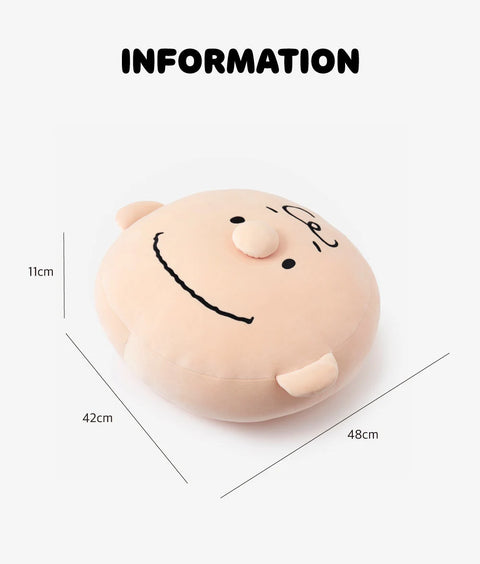 PEANUTS Charlie Brown Face Cushion