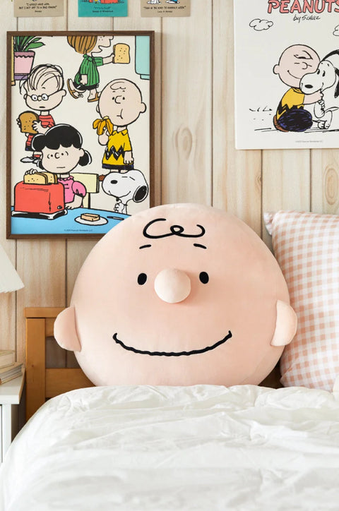 PEANUTS Charlie Brown Face Cushion