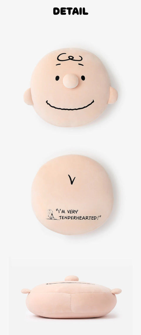 PEANUTS Charlie Brown Face Cushion