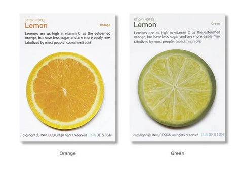 Lemon Sticky Notes [2colors]