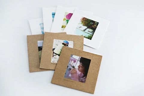 20pcs Mini Photo Frames [White / Kraft]