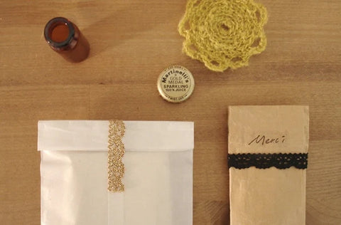 Cotton Lace Adhesive Tape [4colors] | DIY Tape