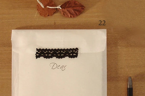 Cotton Lace Adhesive Tape [4colors] | DIY Tape