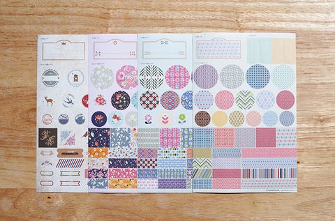 Deco Pattern Sticker Pack | 4sheets