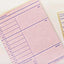Daily Schedules Memo Pad [Pink] | To Do List