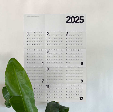 2025 Wall Poster Calendar [3types]